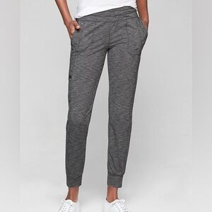 Athleta Metro Jogger Heathered Black Size S